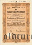 Deutschen Wohnstatten-Hypothekenbank, Berlin, 2000 reichsmark 1943