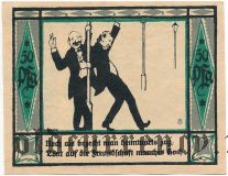 Мюльзен Санкт Якоб (Mülsen-St. Jacob), 50 пфеннингов 1921 года. Вар. 2