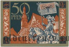 Вунзидель (Wunsiedel), 50 пфеннингов 1918 года. Вар. 1