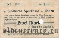 Виттен (Witten), 2 марки 1914 года