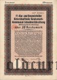 Neumarkische Ritterschaftliche, 50 reichsmark 1930