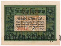 Ольпе (Olpe), 50 пфеннингов. Вар. 2