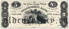 США, Tradesmen's Bank, 5 долларов 1823 года