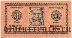 Роттенбург (Rottenburg), 50 пфеннингов 1918 года