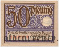 Данциг, 50 пфеннингов 1919 года