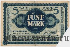 Германия, Alten-Grabow, 5 марок 1916 года