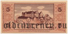 Ален (Aalen), 5 рейхсмарок 1945 года