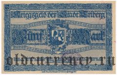 Триберг (Triberg), 5 марок 1918 года