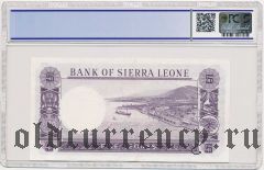 Сьерра-Леоне, 5 леоне (1964) года. В слабе PCGS 45