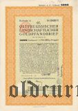 Калининград (Königsberg) Восточная Пруссия, 6% Сельскохозяйственная Ипотека, 5000 goldmark 1927
