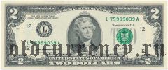США, 2 доллара 2013 года, L (Калифорния)