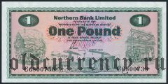 Северная Ирландия, Northern Bank, 1 фунт 1978 года