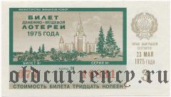 РСФСР, денежно-вещевая лотерея 1975 года, 3 выпуск