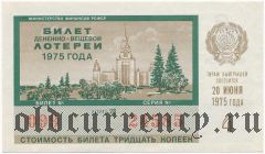 РСФСР, денежно-вещевая лотерея 1975 года, 4 выпуск