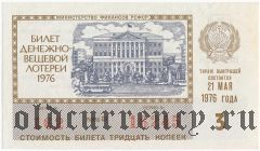 РСФСР, денежно-вещевая лотерея 1976 года, 3 выпуск
