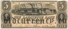 США, The Lafayette Bank, 5 долларов 1835 года