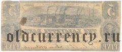 США, The Lafayette Bank, 5 долларов 1835 года