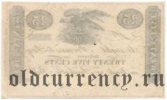 США, Нью-Йорк, 25 центов 1837 года