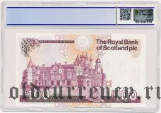Шотландия, 100 фунтов 2000 года. В слабе PCGS