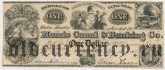 США, Morris Canal & Banking Co., 1 доллар 1841 года