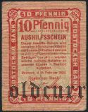 Росток (Rostock), 10 пфеннингов 1920 года