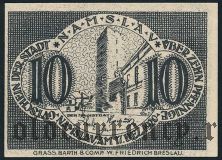 Намыслув (Namslau), 10 пфеннингов 1920 года