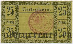 Пакосць (Pakosch), 25 пфеннингов 1917 года