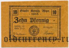 Кониц (Konitz/Chònice), 10 пфеннингов 1918 года