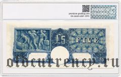 Австралия, 5 фунтов (1941) года. В слабе PG