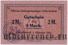 Германия, Celle-Schloss, 2 марки 1916 года