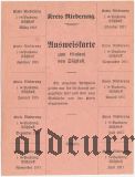 Нидерунг (Niederung), продуктовая карточка на сахорозаменитель, 1917 год