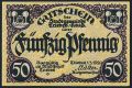 Трибес (Triebes), 50 пфеннингов 1920 года