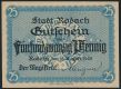 Родах (Rodach), 25 пфеннингов 1920 года