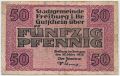 Фрайбург-им-Брайсгау (Freiburg im Breisgau), 50 пфеннингов 1920 года