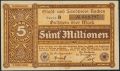 Ахен (Aachen), 5.000.000 марок 1923 года
