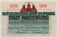 Ратцебург (Ratzeburg), 25 пфеннингов 1921 года