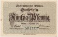 Вайден (Weiden), 50 пфеннингов 1918 года. Вар. 2
