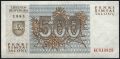 Литва, 500 талонов 1993 года